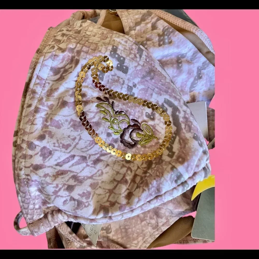 Pink Sequin bikini - Picture 3 of 8